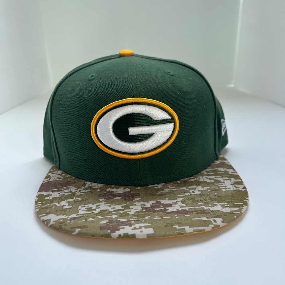 New Era Green Bay Packers Cap Hat 59Fifty Fitted Sz: 7 5/8 MLB